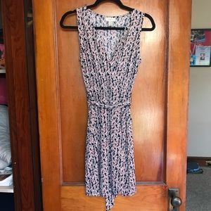 LOFT Sleeveless Print Sundress